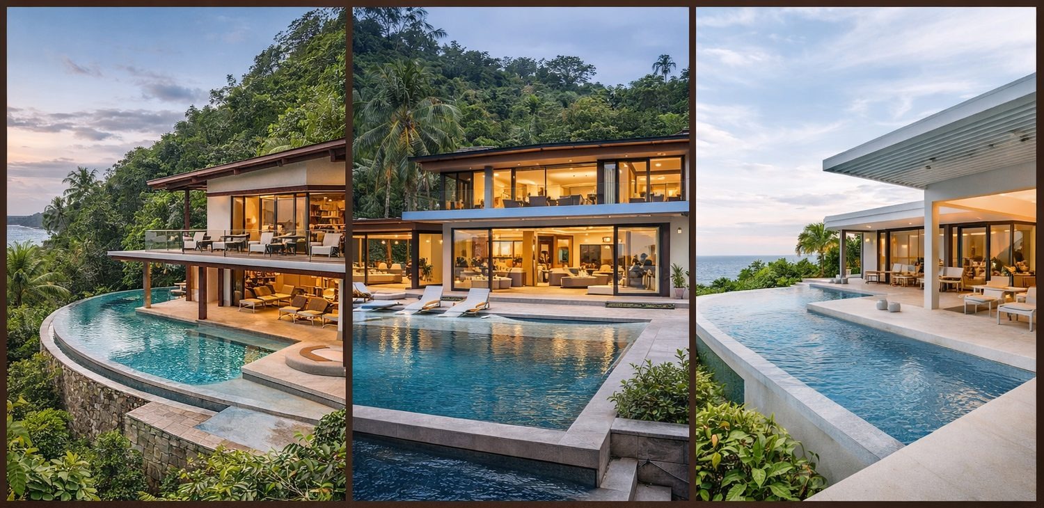 Luxury vacation homes Costa Rica South Pacific